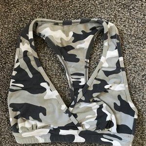 camo sports bra